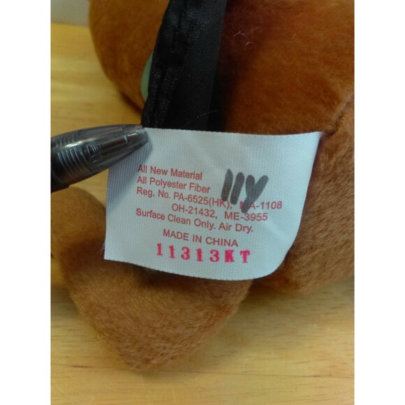 Scooby Doo Sitting with Black Cape Dog Animal 10" Plush Stuffed Toy - Picture 7 of 7